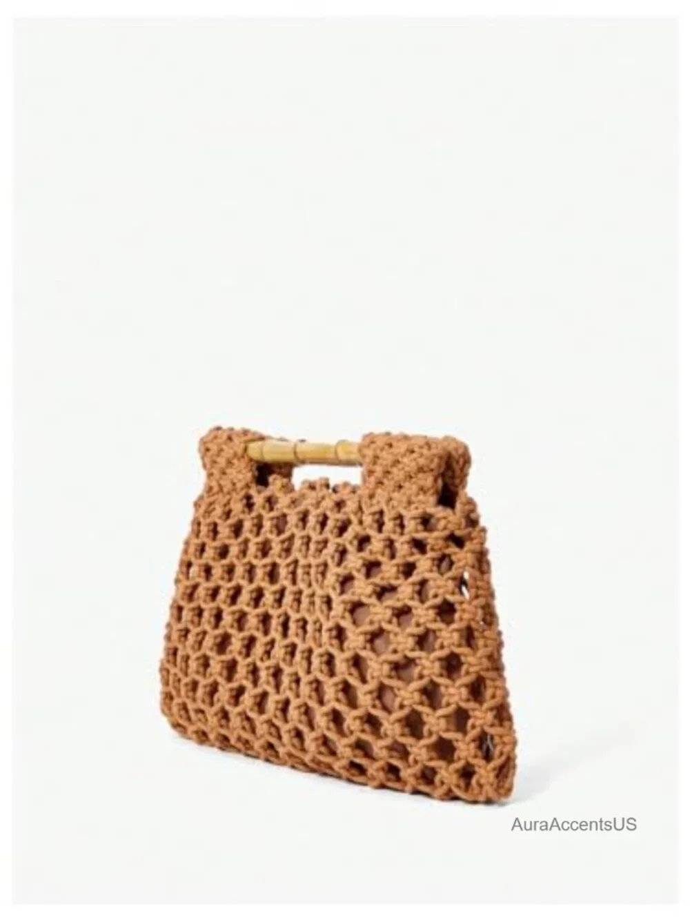 Straw Top Handle Hobo Bag Solid Summer Beach Clutch Purse Handbag